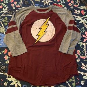 Men’s DC’s The Flash Baseball T